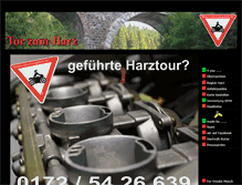 Tablet Screenshot of motor-touren.de